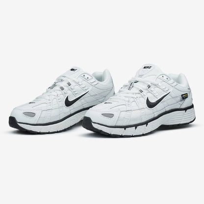 Nike P-6000 White Black Swoosh Cordura