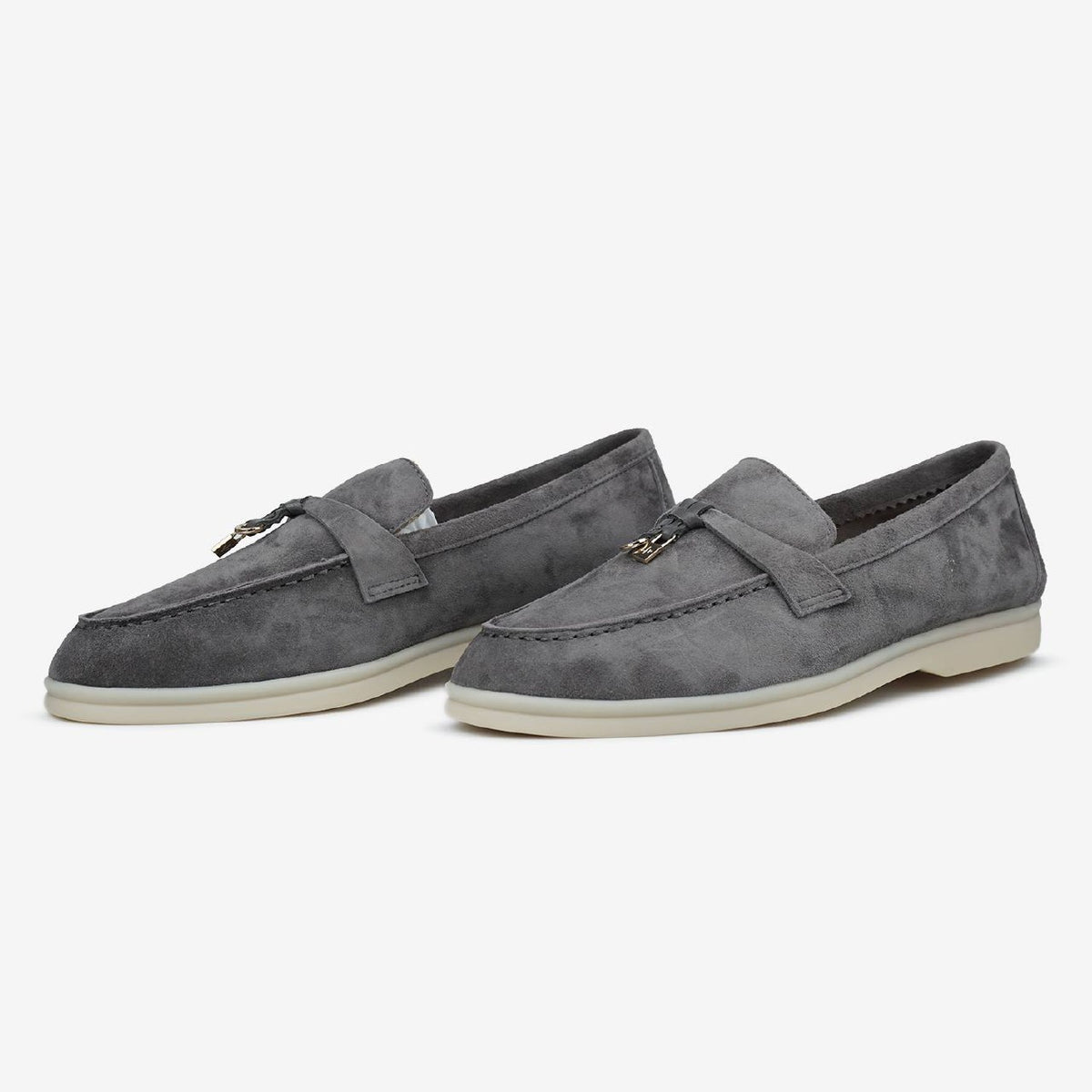 Loro Piana Loafers Premium Dark Grey