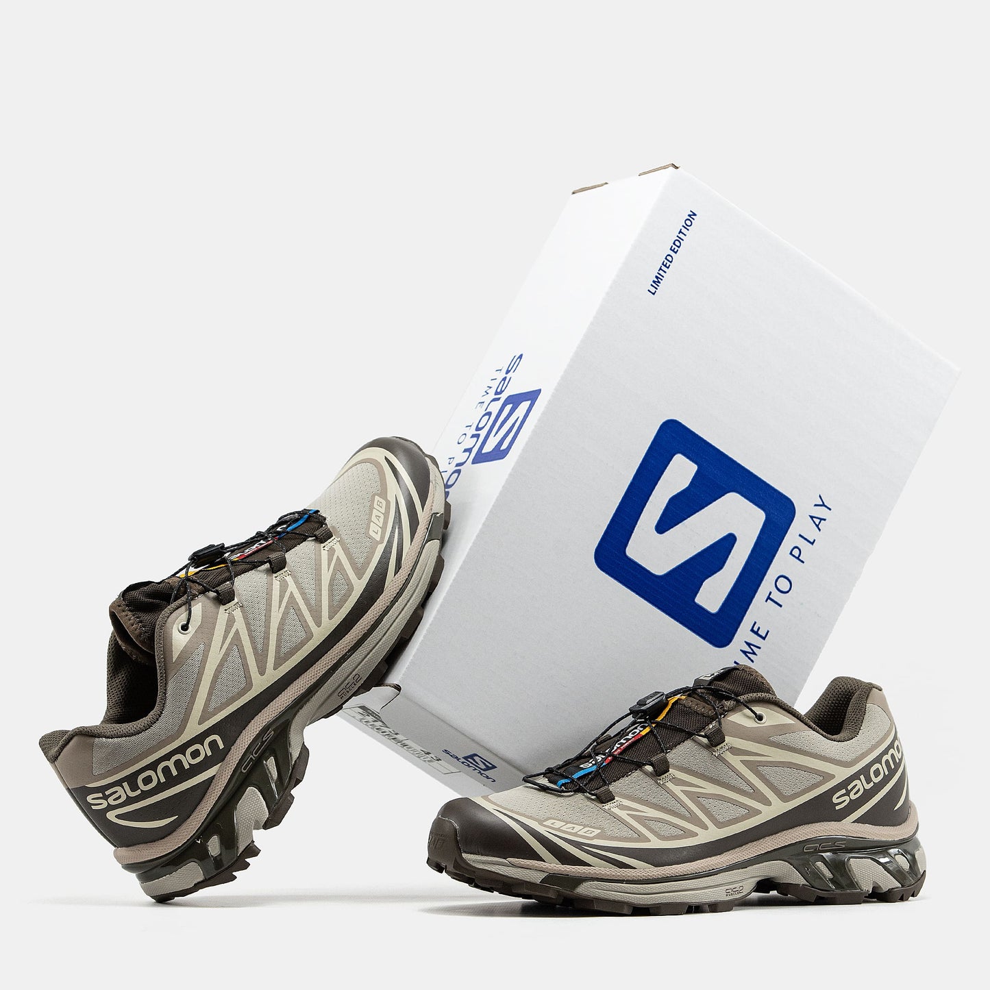 Salomon XT- 6 Soft Ground Beige Brown