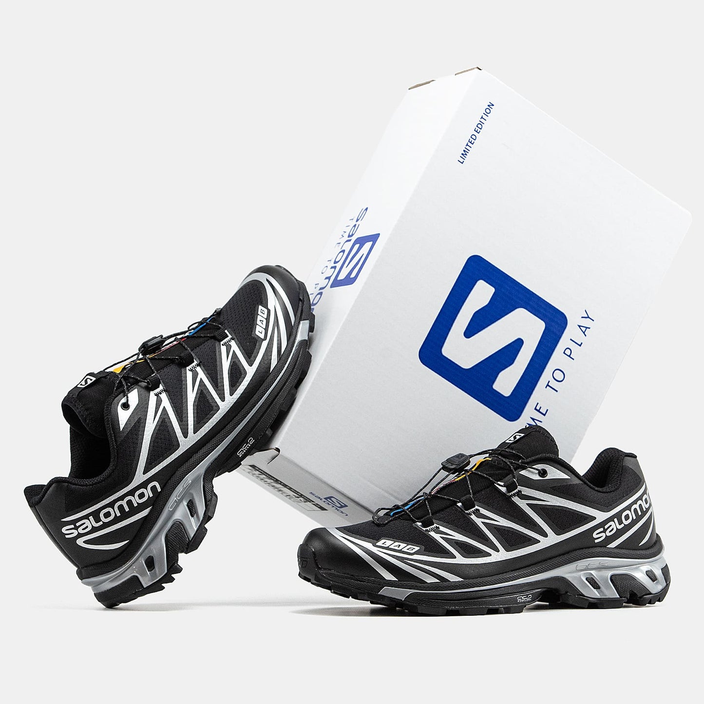 Salomon XT- 6 Soft Ground Black Silver