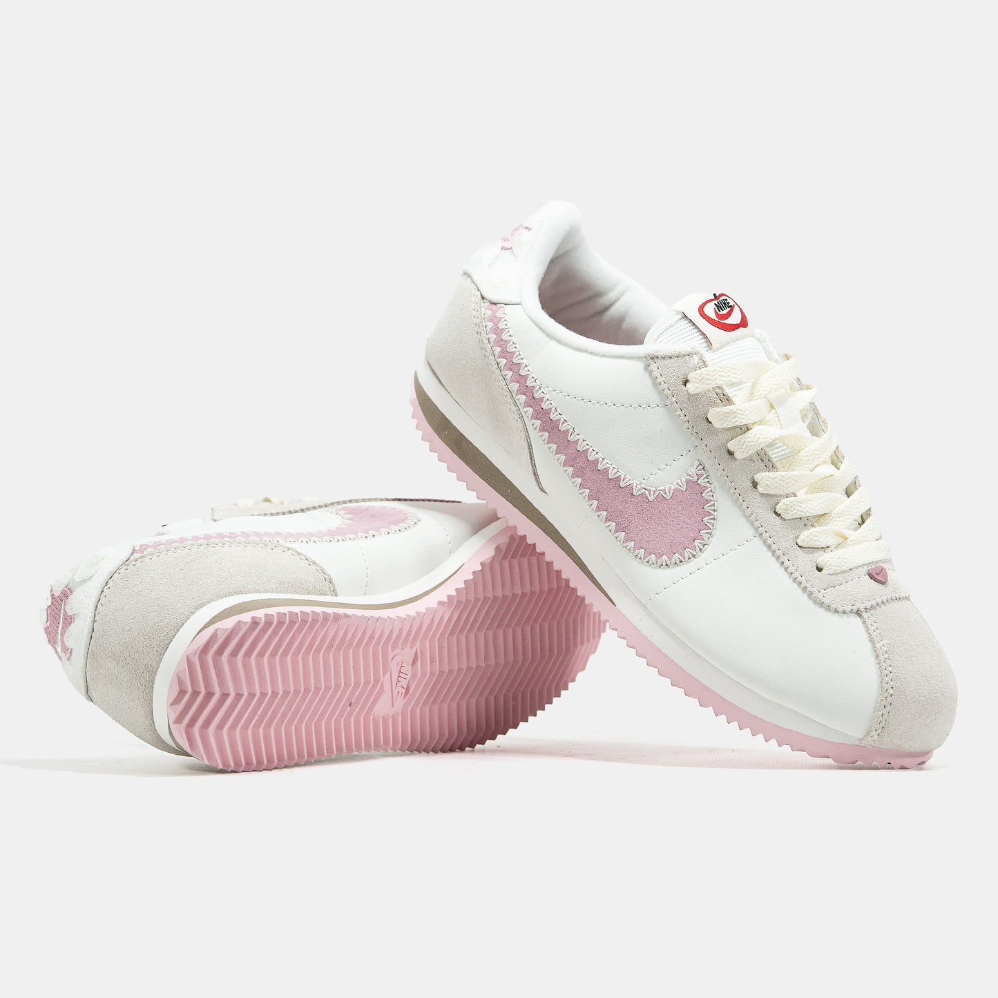 Nike Cortez Leather Valentine's Day Sail College Grey Pink Foam