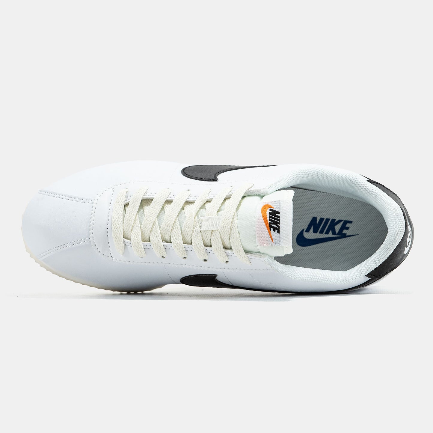 Nike Cortez White Blue Black Logo