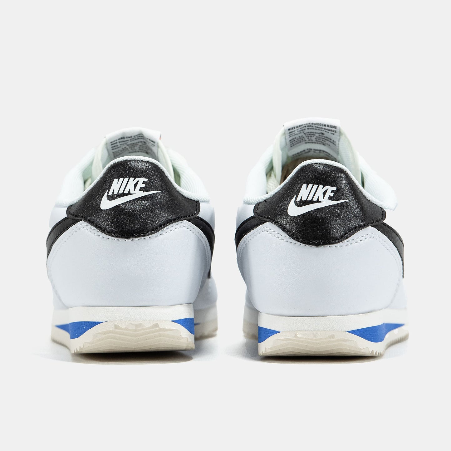 Nike Cortez White Blue Black Logo