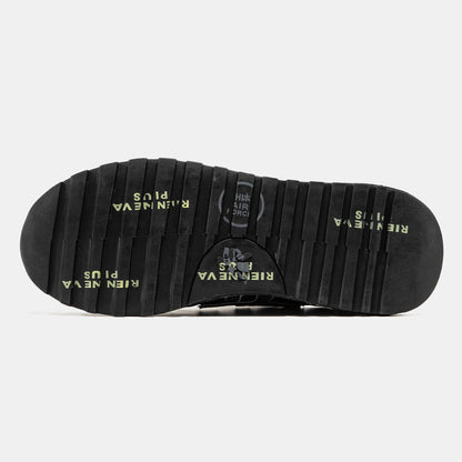 Premiata Mick Black Grey Logo