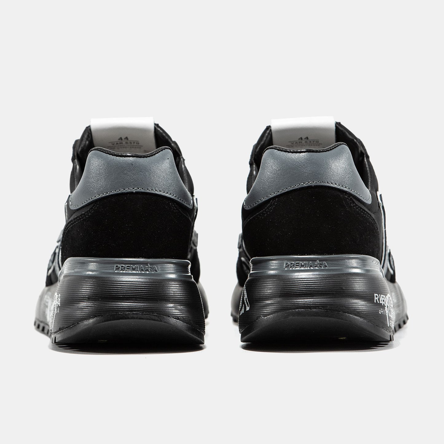 Premiata Mick Black Grey Logo