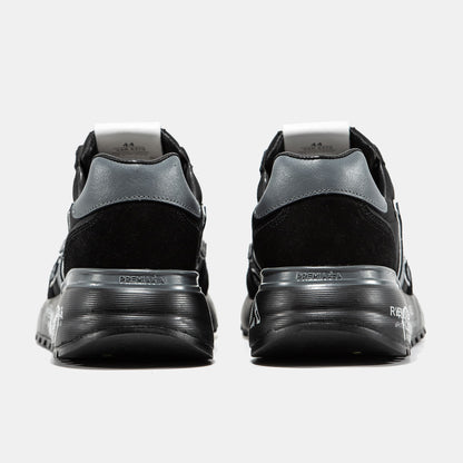 Premiata Mick Black Grey Logo