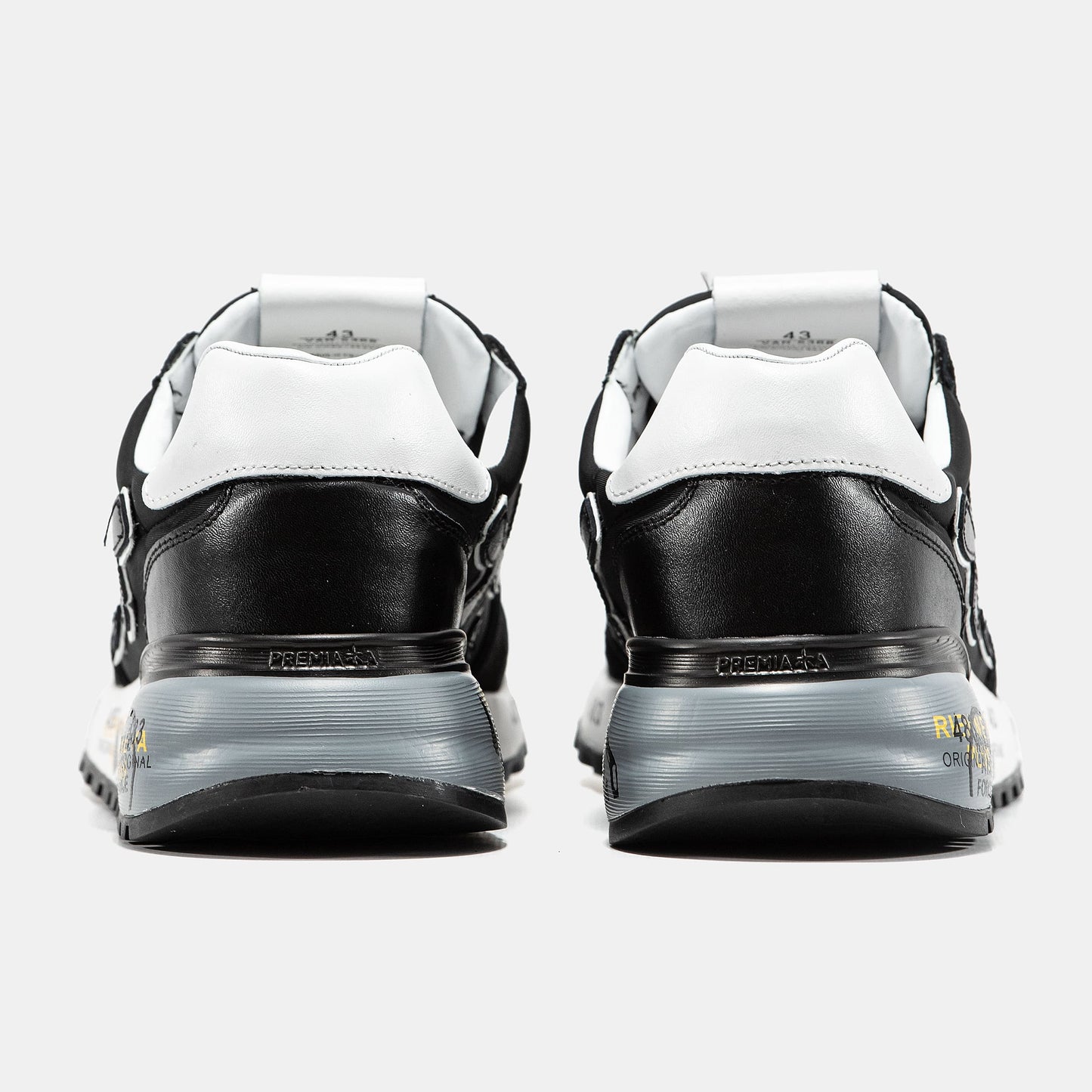 Premiata Mick White Black