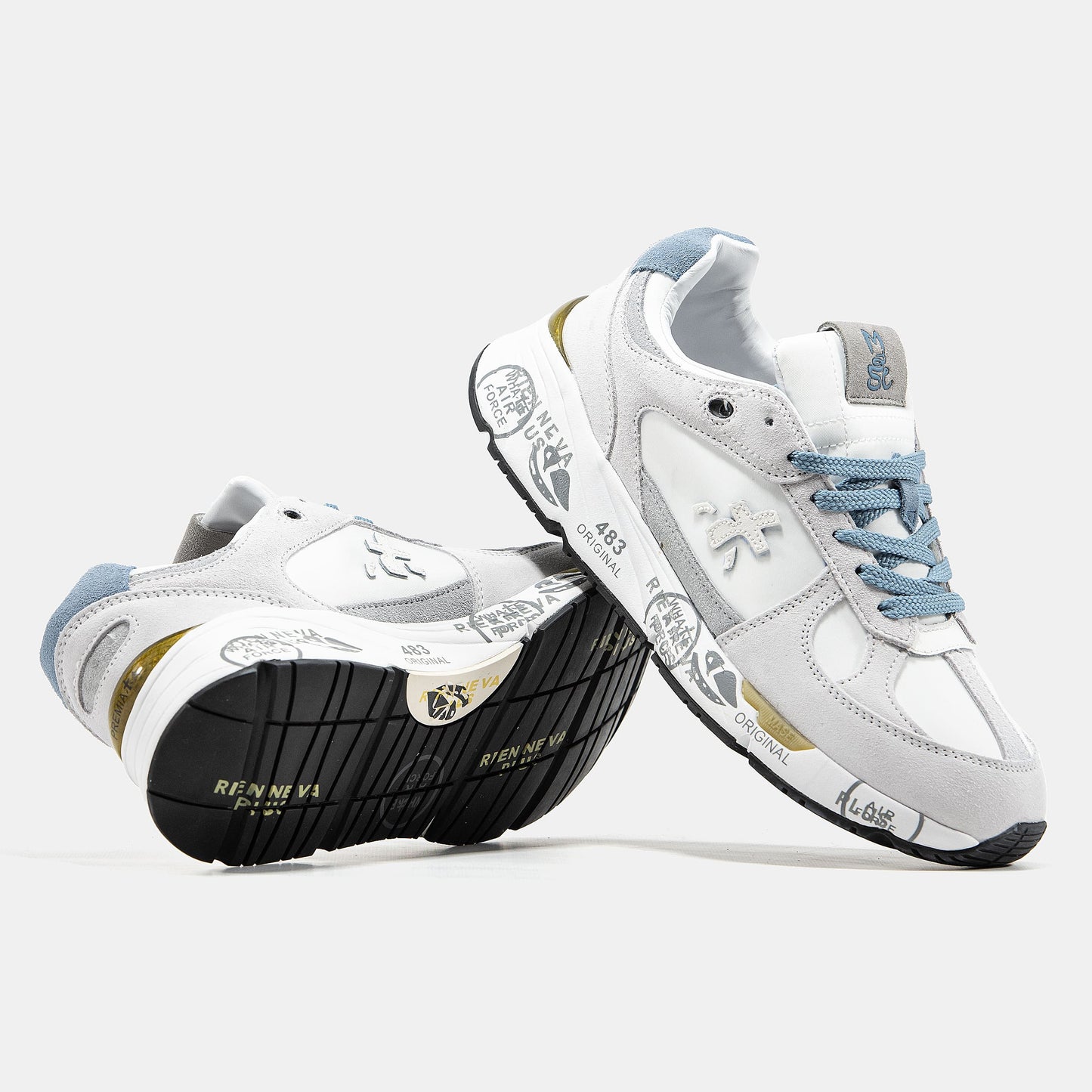 Premiata Mase White Grey