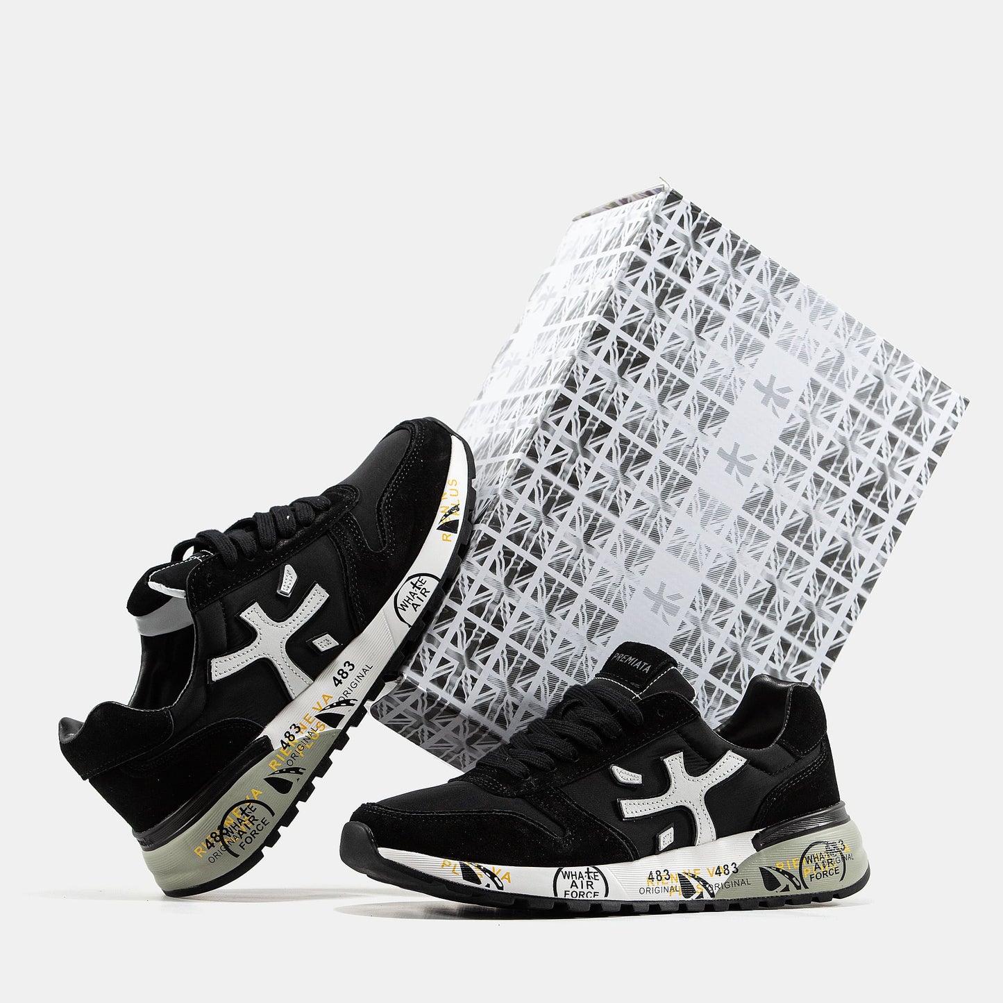 Premiata Mick Black White