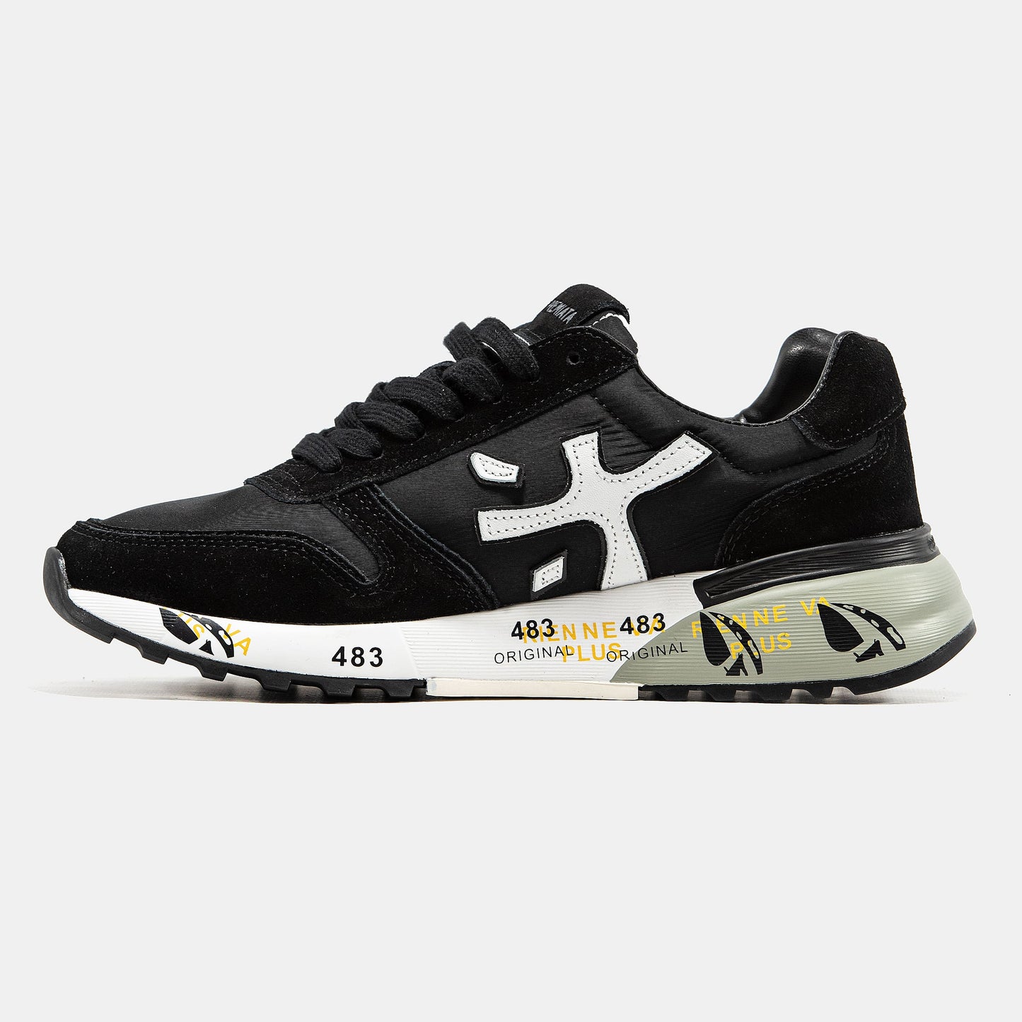 Premiata Mick Black White