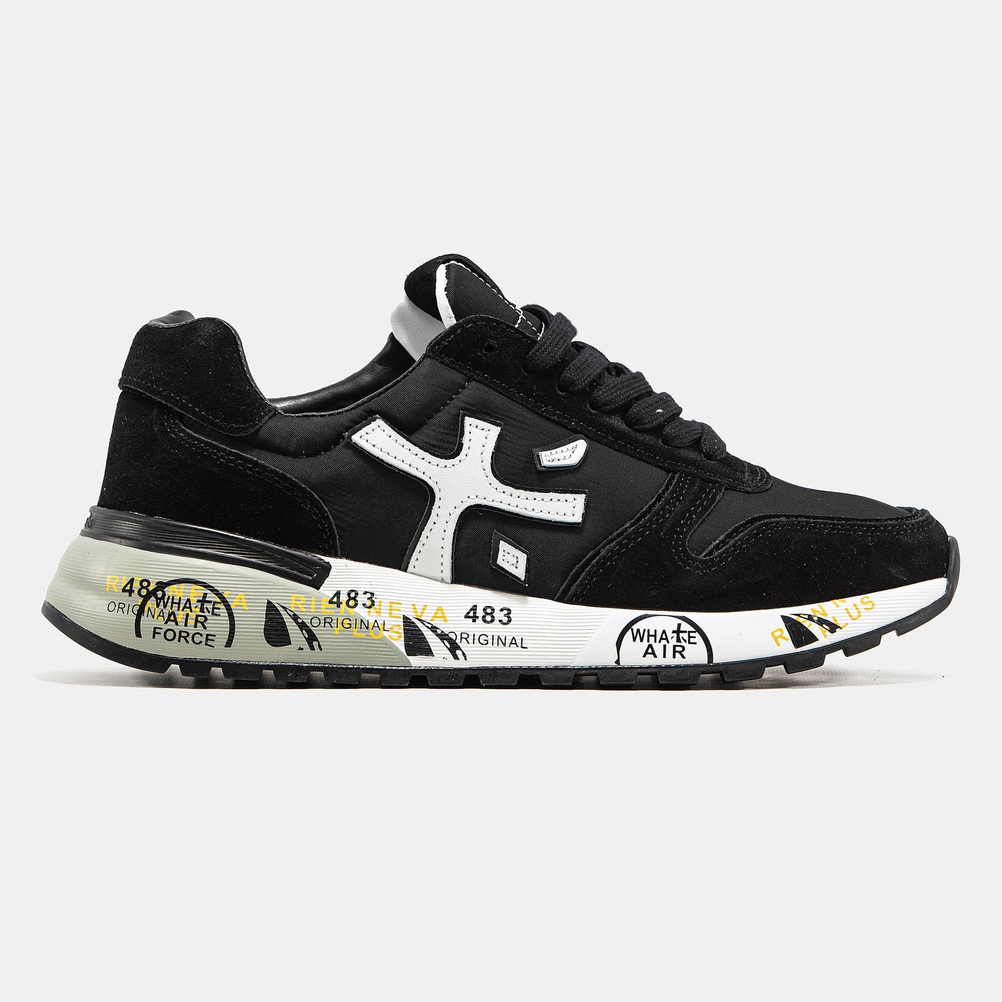 Premiata Mick Black White