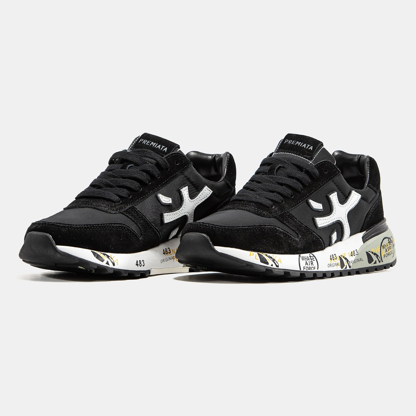 Premiata Mick Black White