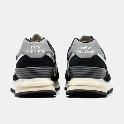 New Balance 574 Black White Beige