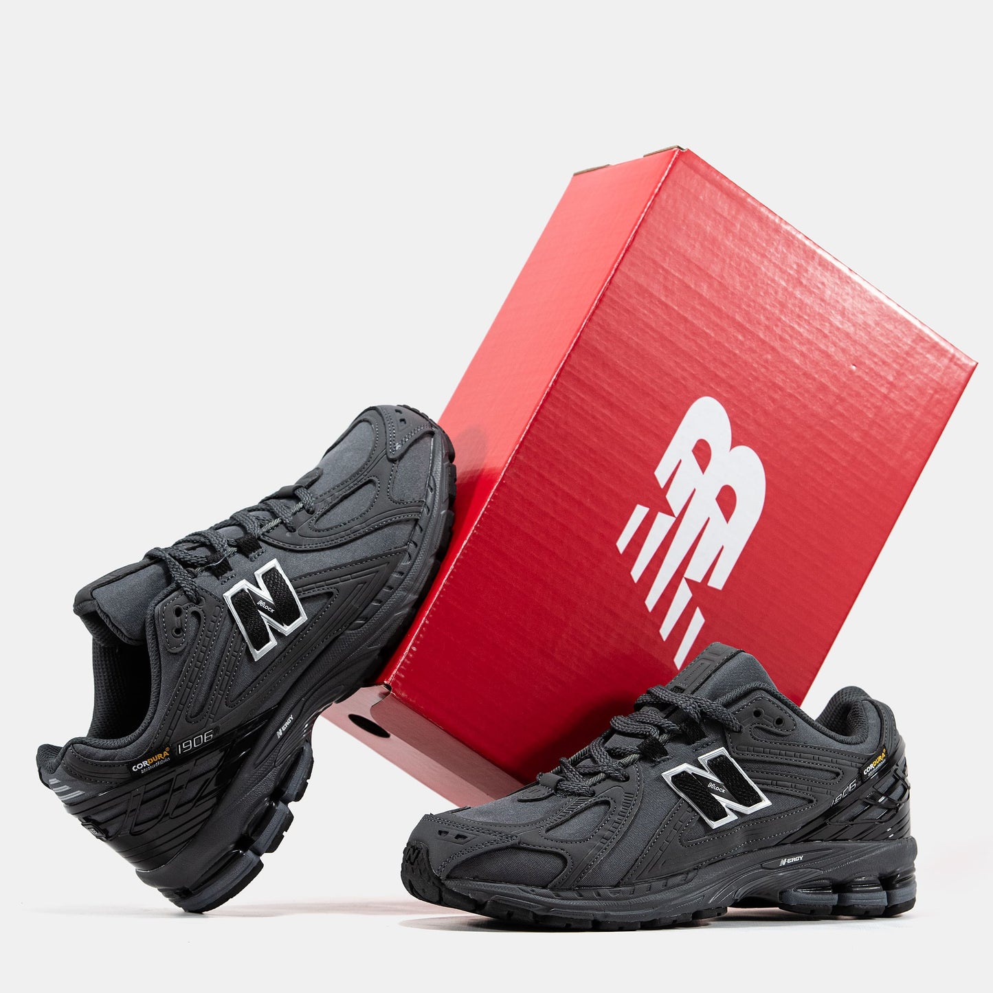New Balance 1906R Cordura All Grey Black White Logo