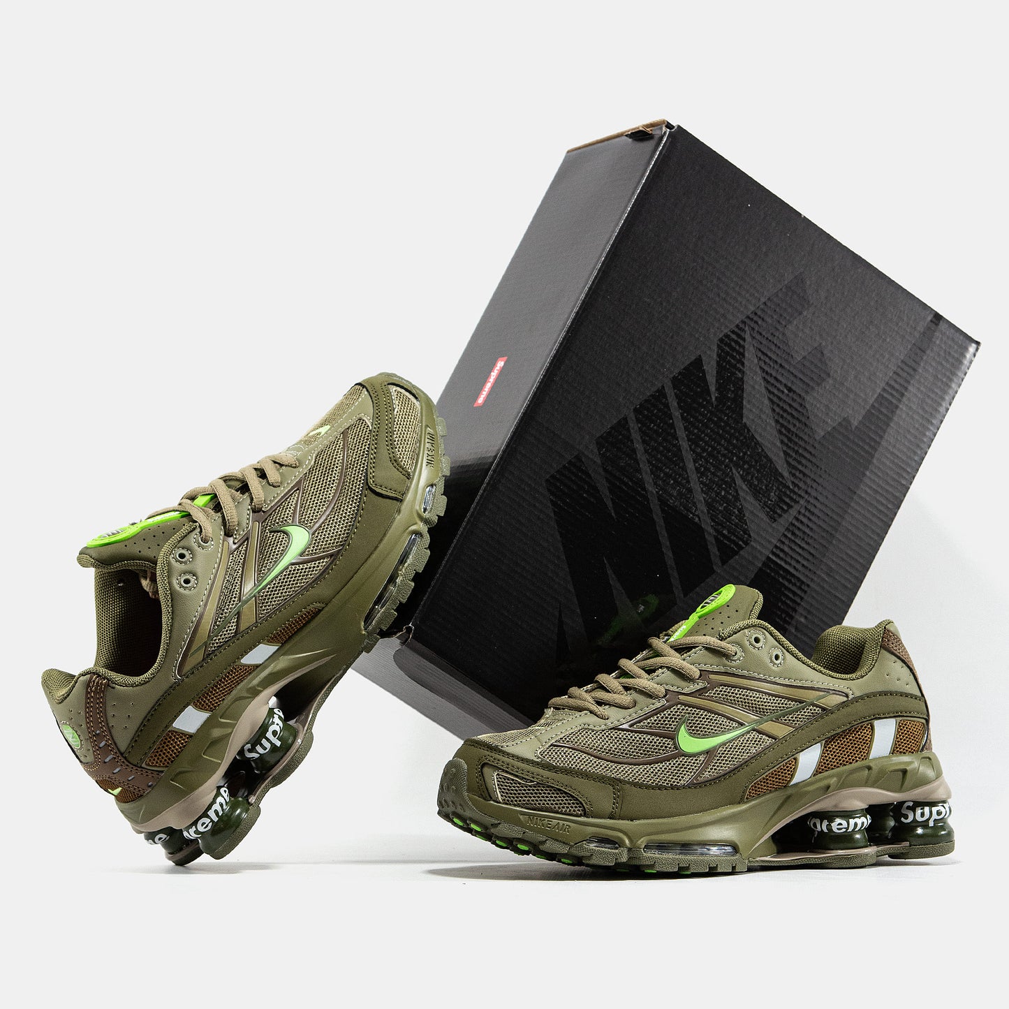 Nike Supreme Shox Ride 2 Khaki / SP Olive