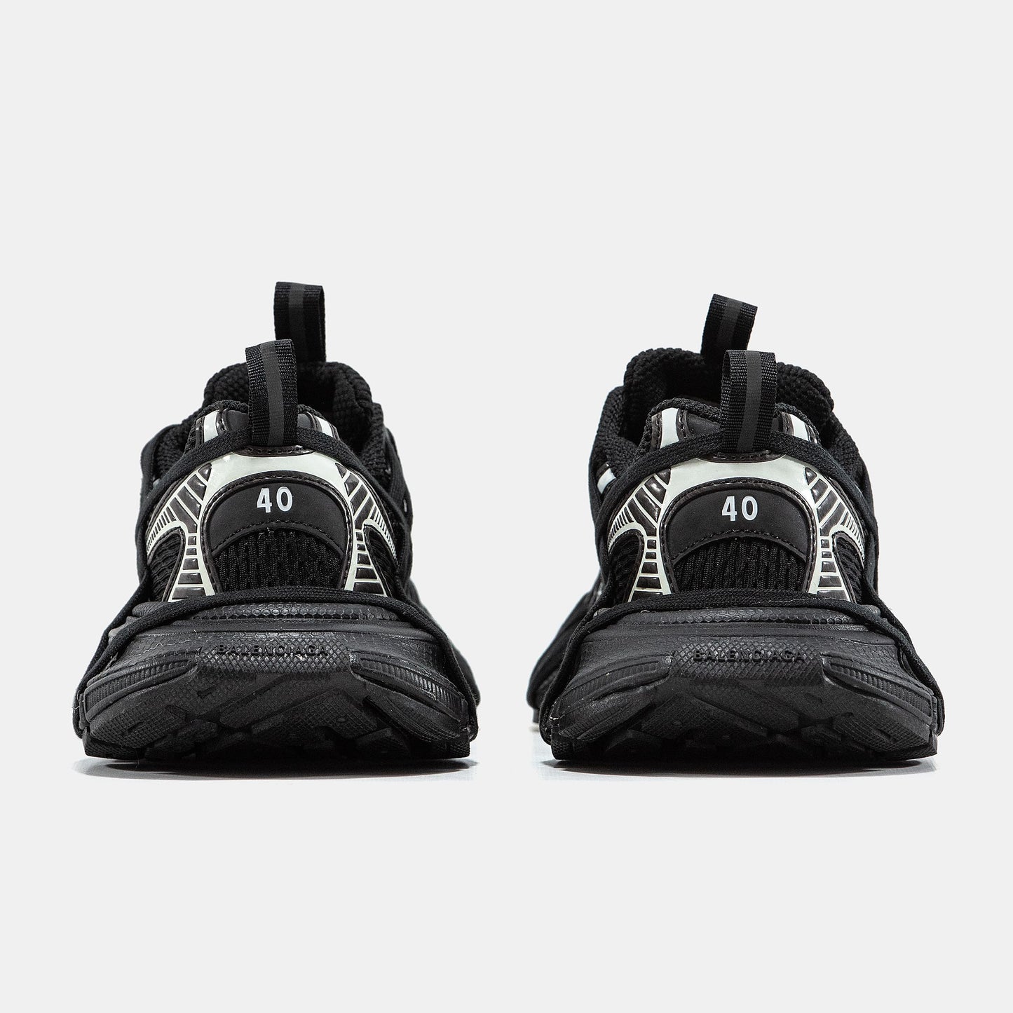 Balenciaga 3XL Extreme Lace Black Silver