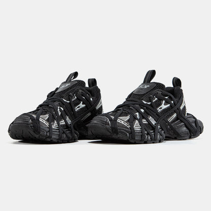 Balenciaga 3XL Extreme Lace Black Silver