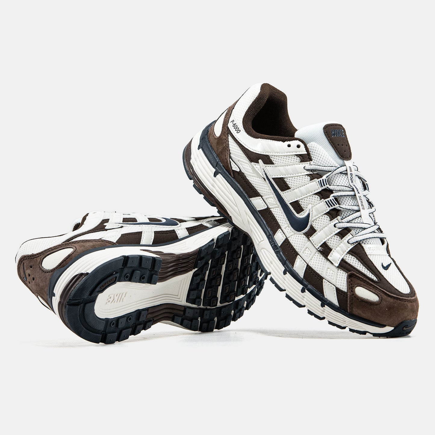 Nike P-6000 White Brown