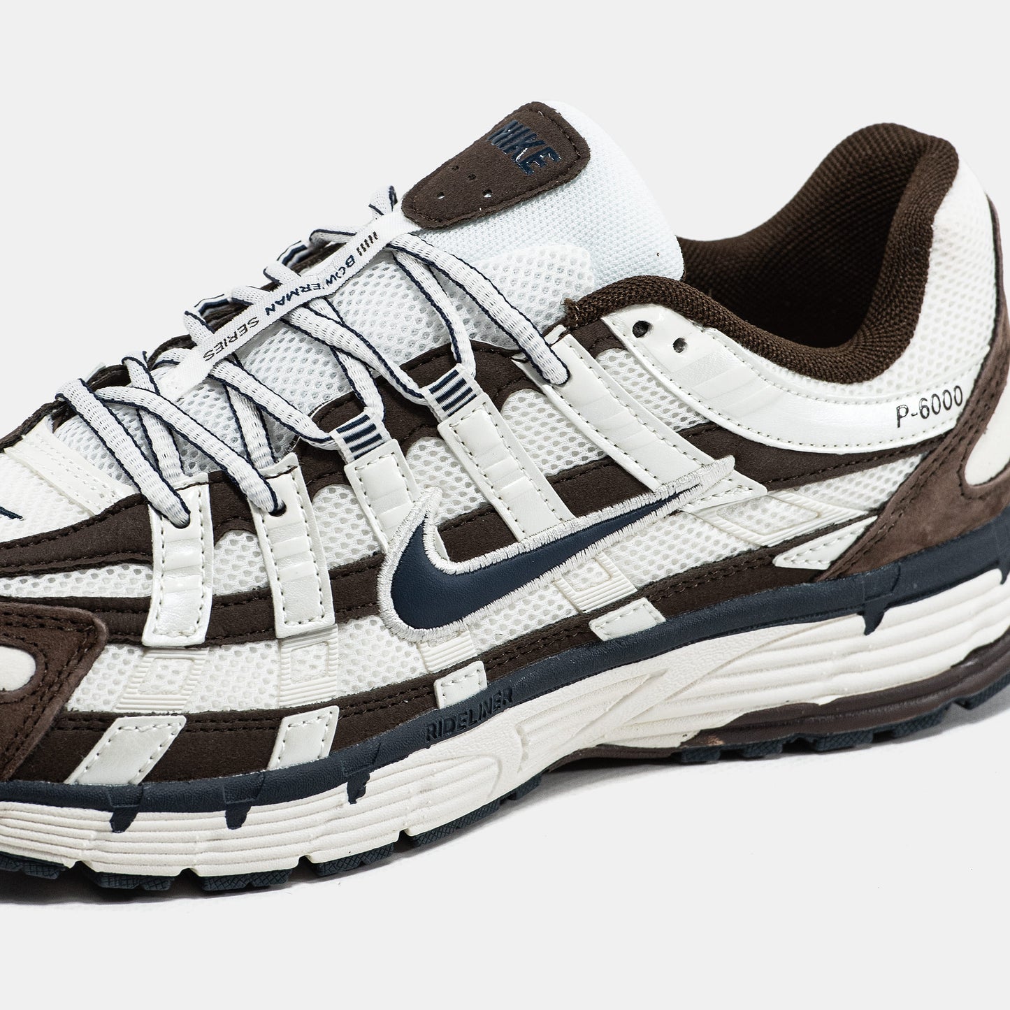 Nike P-6000 White Brown