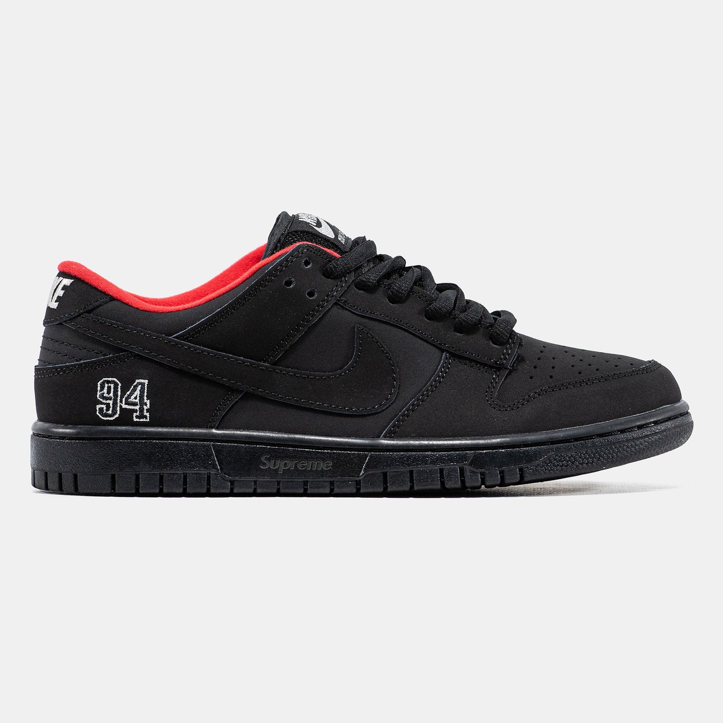 Nike SB Dunk x Supreme Black Red