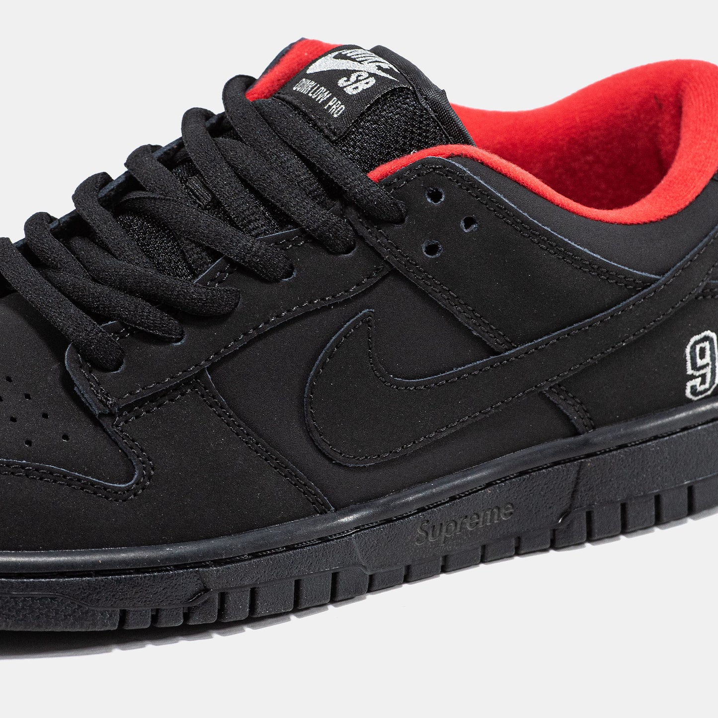 Nike SB Dunk x Supreme Black Red