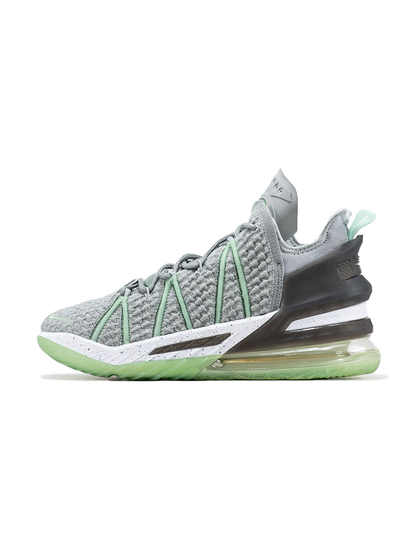 Nike LeBron 18 Grey Green