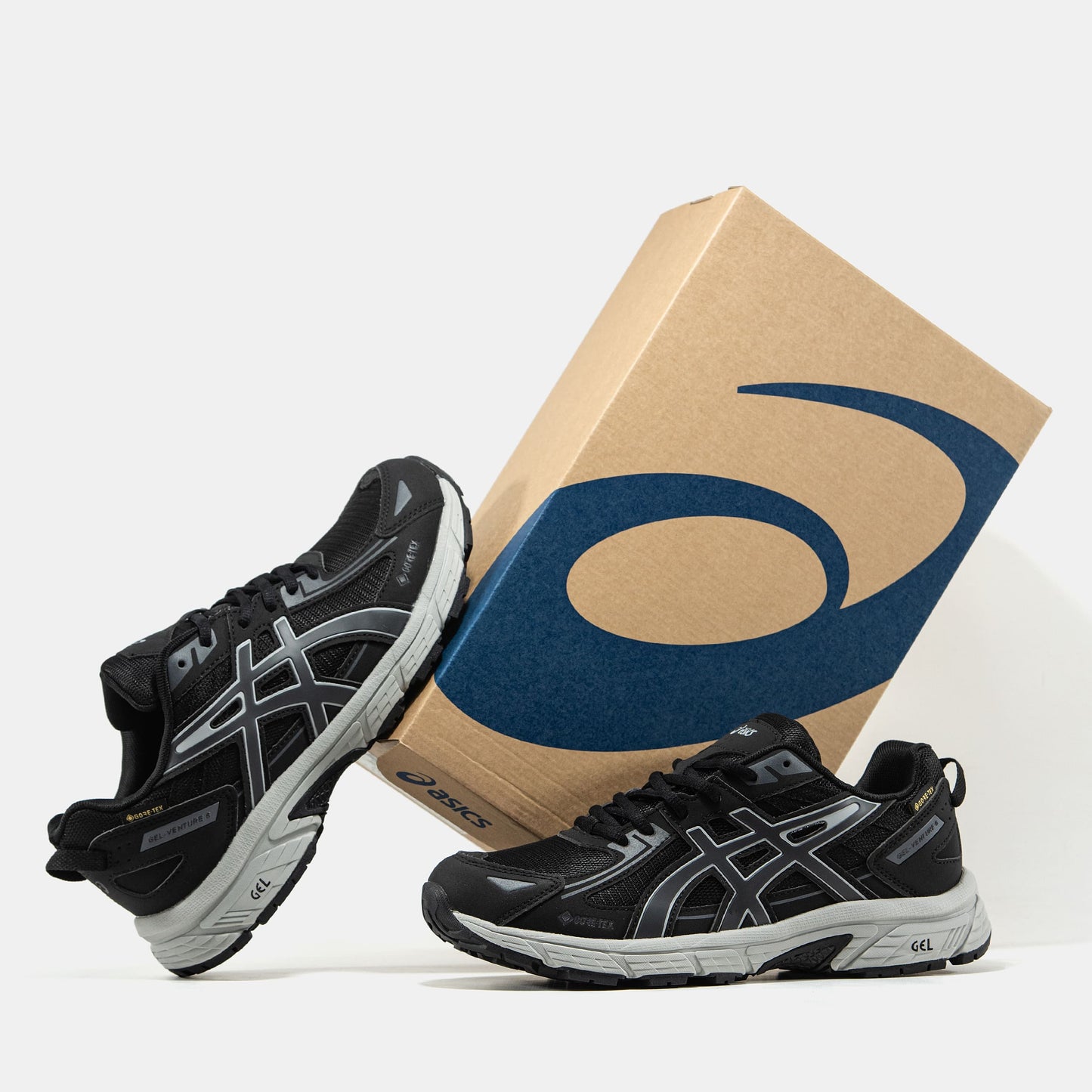 Asics Gel-Venture 6 Black Grey Gore-Tex Termo