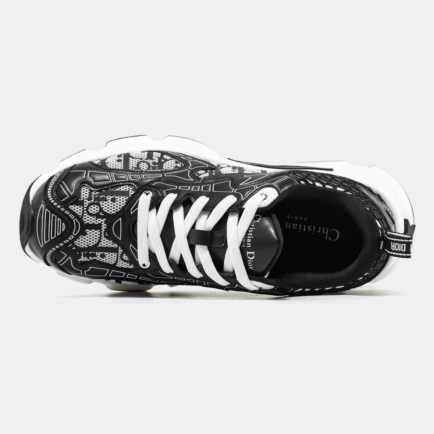 Christian Dior Chrono Sneaker Black White