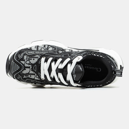 Christian Dior Chrono Sneaker Black White