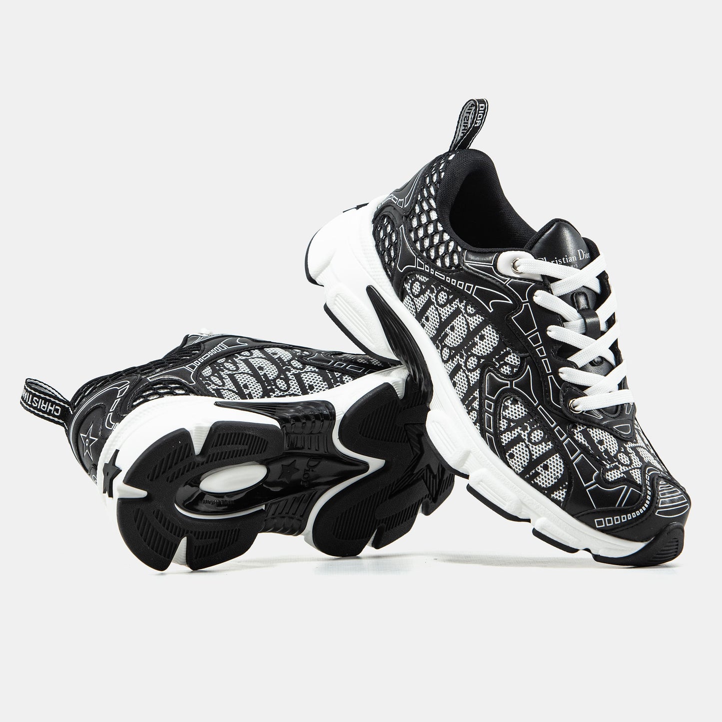 Christian Dior Chrono Sneaker Black White