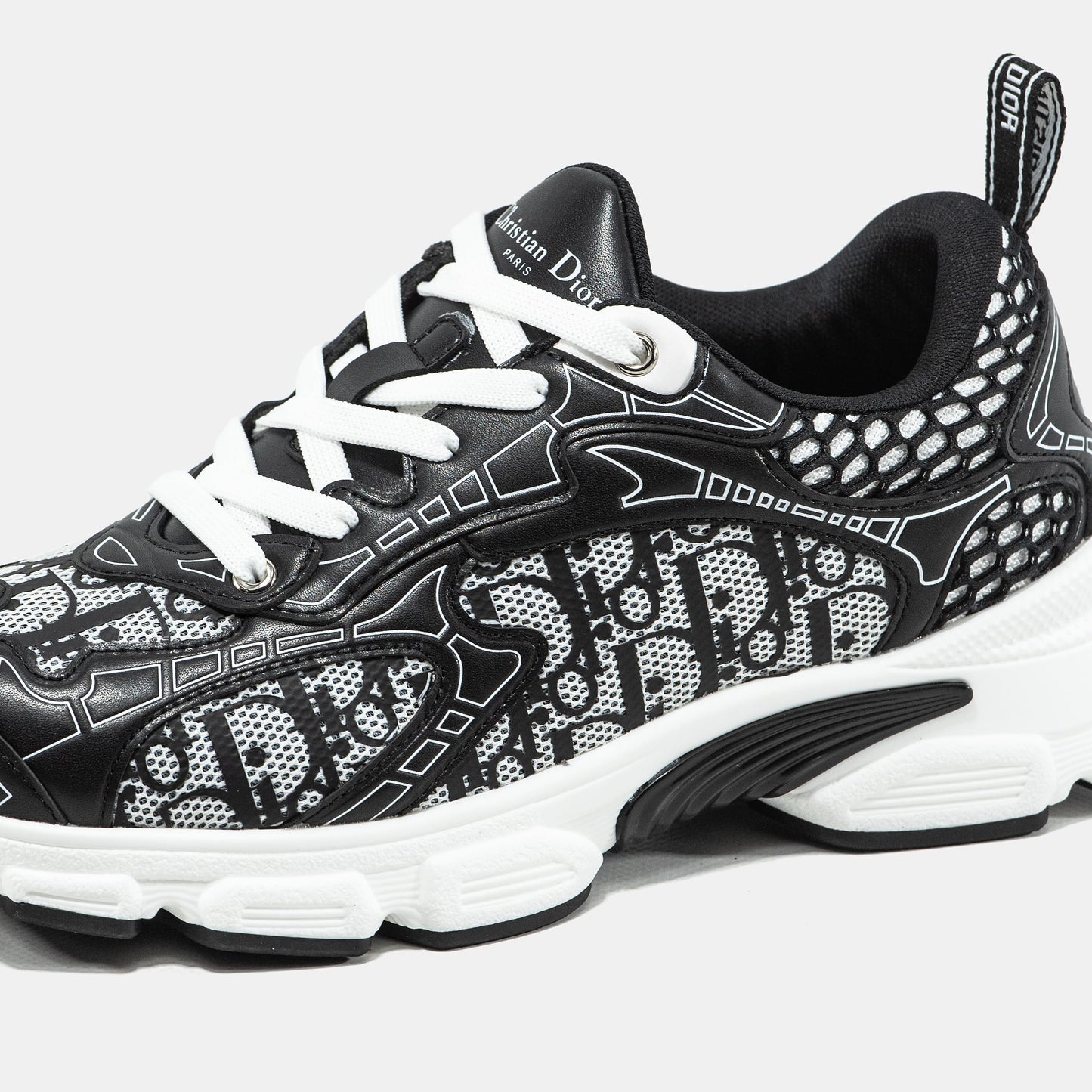 Christian Dior Chrono Sneaker Black White
