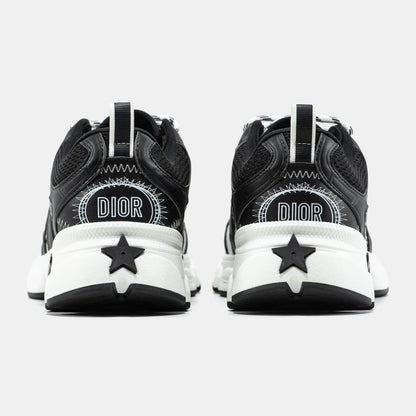 Dior Chrono Sneaker Black White Logo