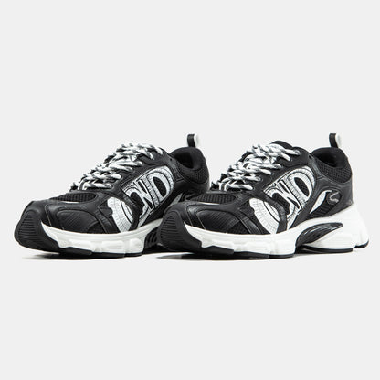 Dior Chrono Sneaker Black White Logo