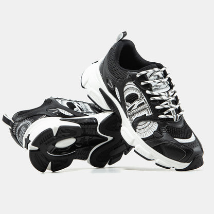 Dior Chrono Sneaker Black White Logo