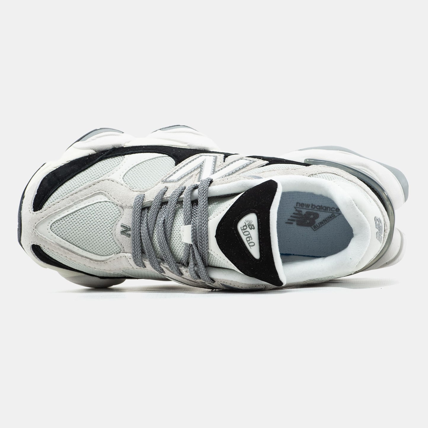 New Balance 9060 Black White Suede