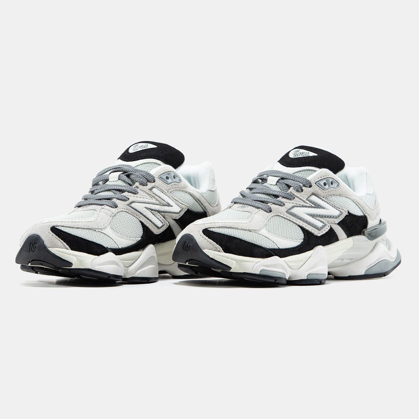 New Balance 9060 Black White Suede