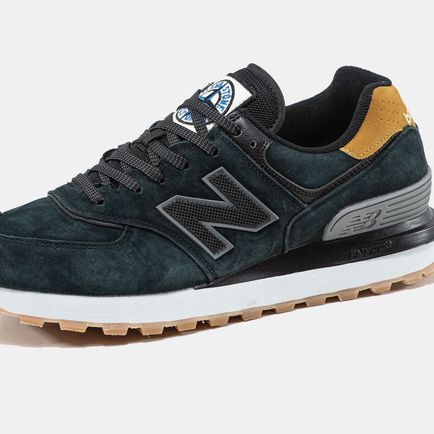New Balance 574 x Stone Island Green Orange