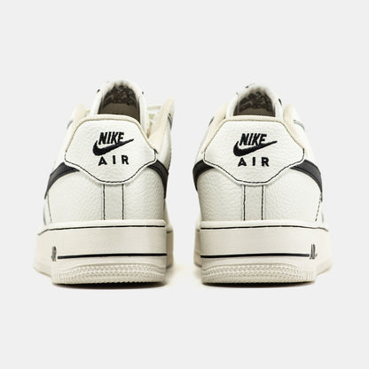 Nike Air Force 1 Beige Black Logo