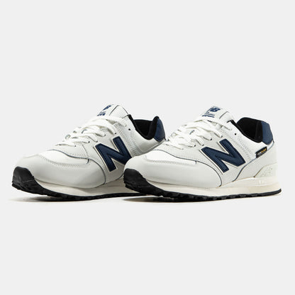 New Balance 574 Beige Blue Cordura