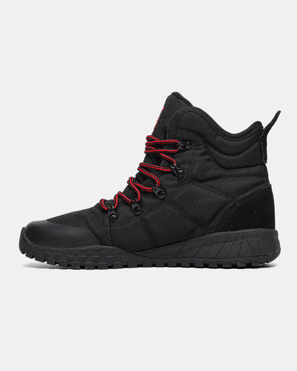 Columbia Fairbanks Omni-Heat Boots Black Red