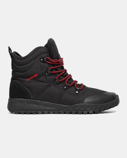 Columbia Fairbanks Omni-Heat Boots Black Red