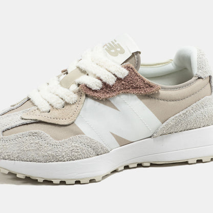 New Balance 327 Beige White Suede
