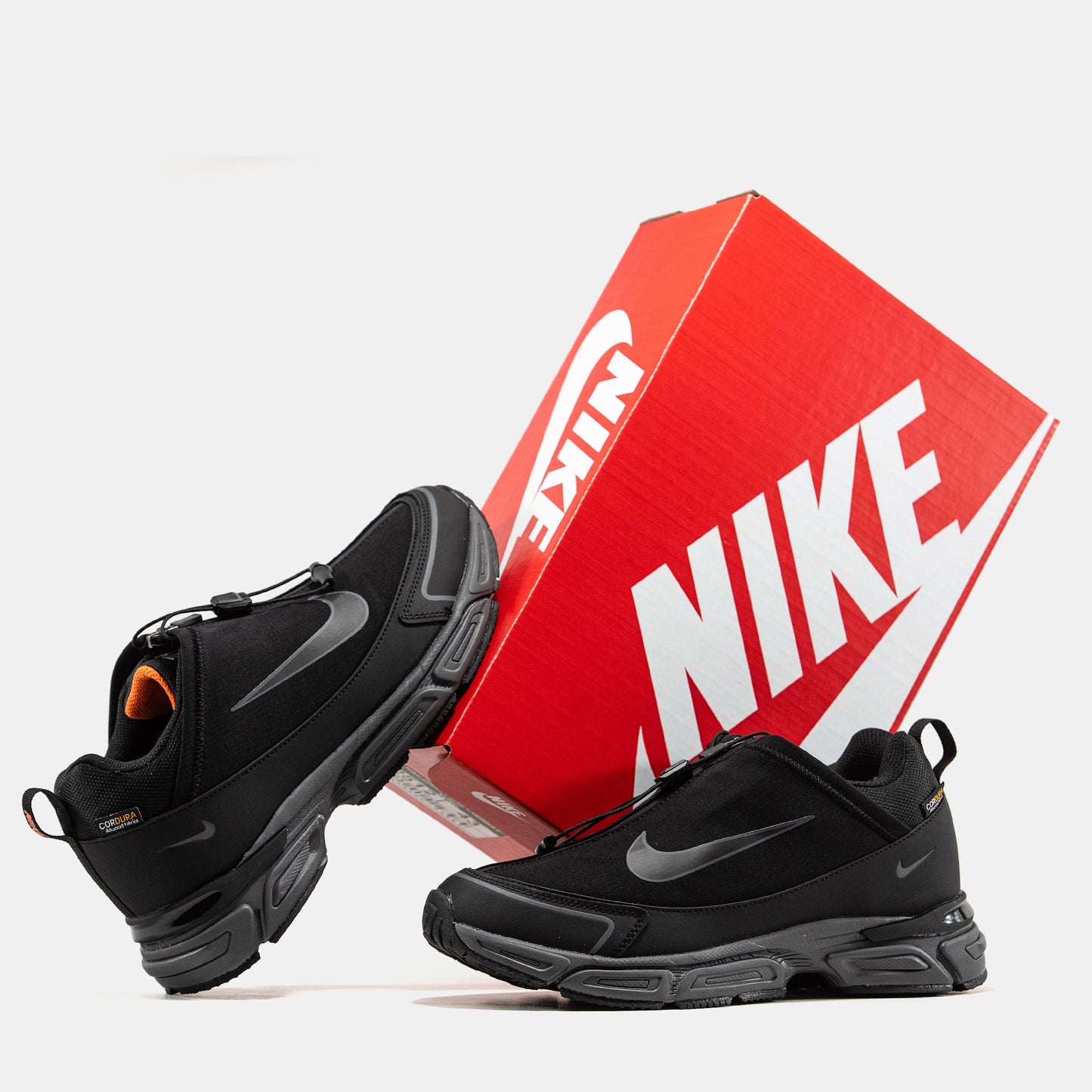 Nike Zoom Pulse Black Grey Orange Cordura Хутро