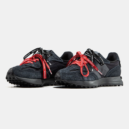 New Balance 327 Black Grey Red