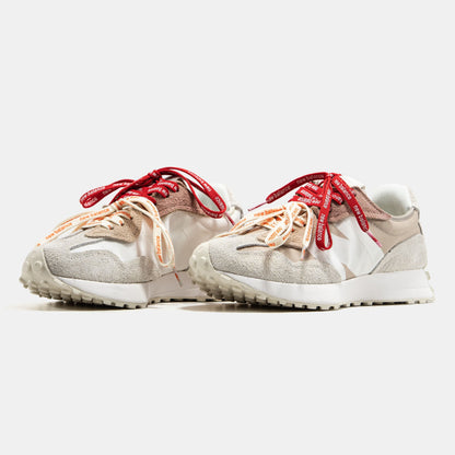 New Balance 327 Beige Red