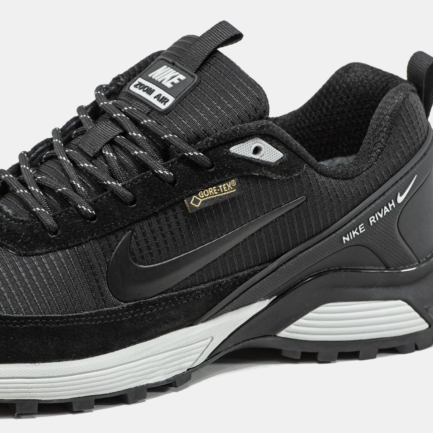 Nike Rivah Gore-Tex Black White Хутро