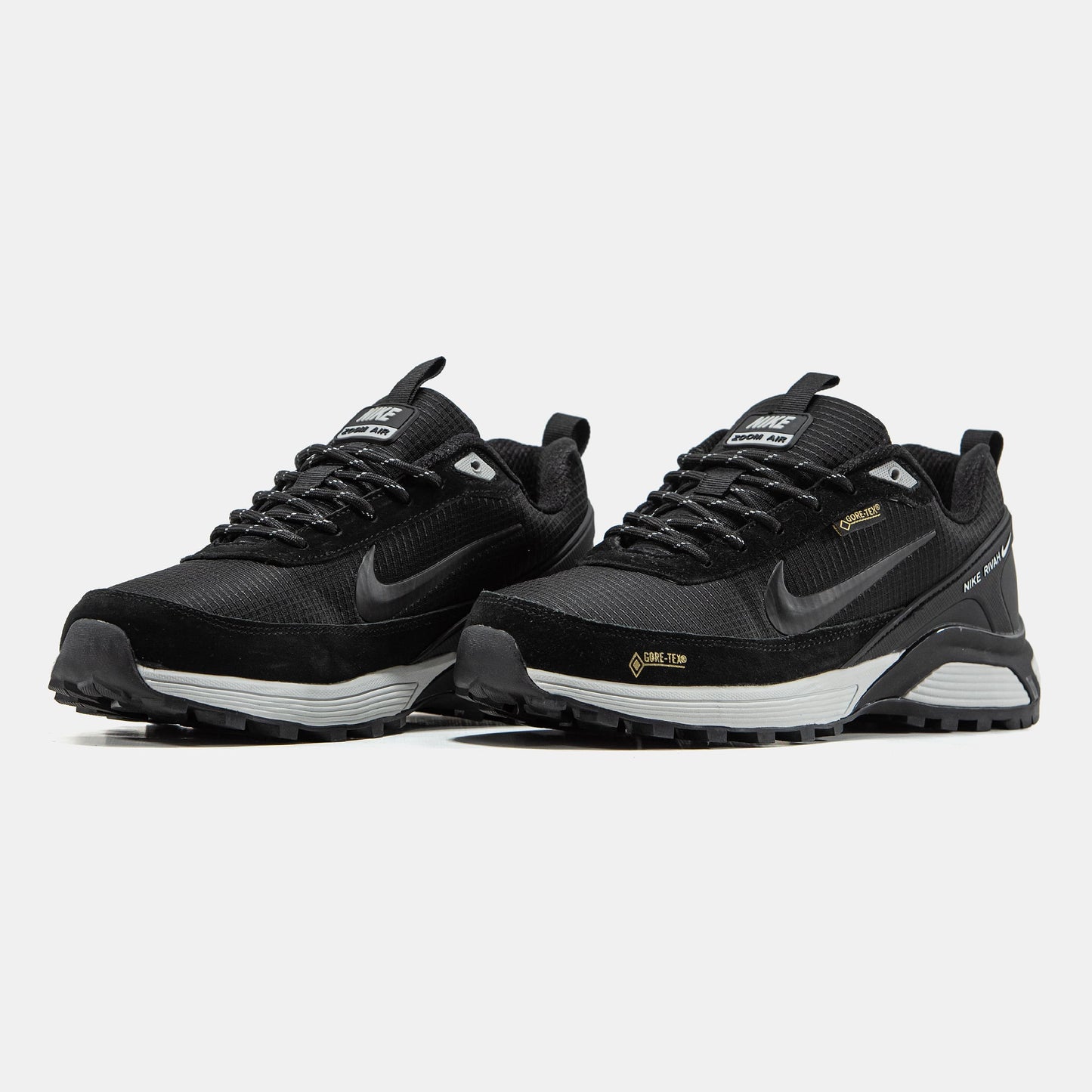 Nike Rivah Gore-Tex Black White Хутро