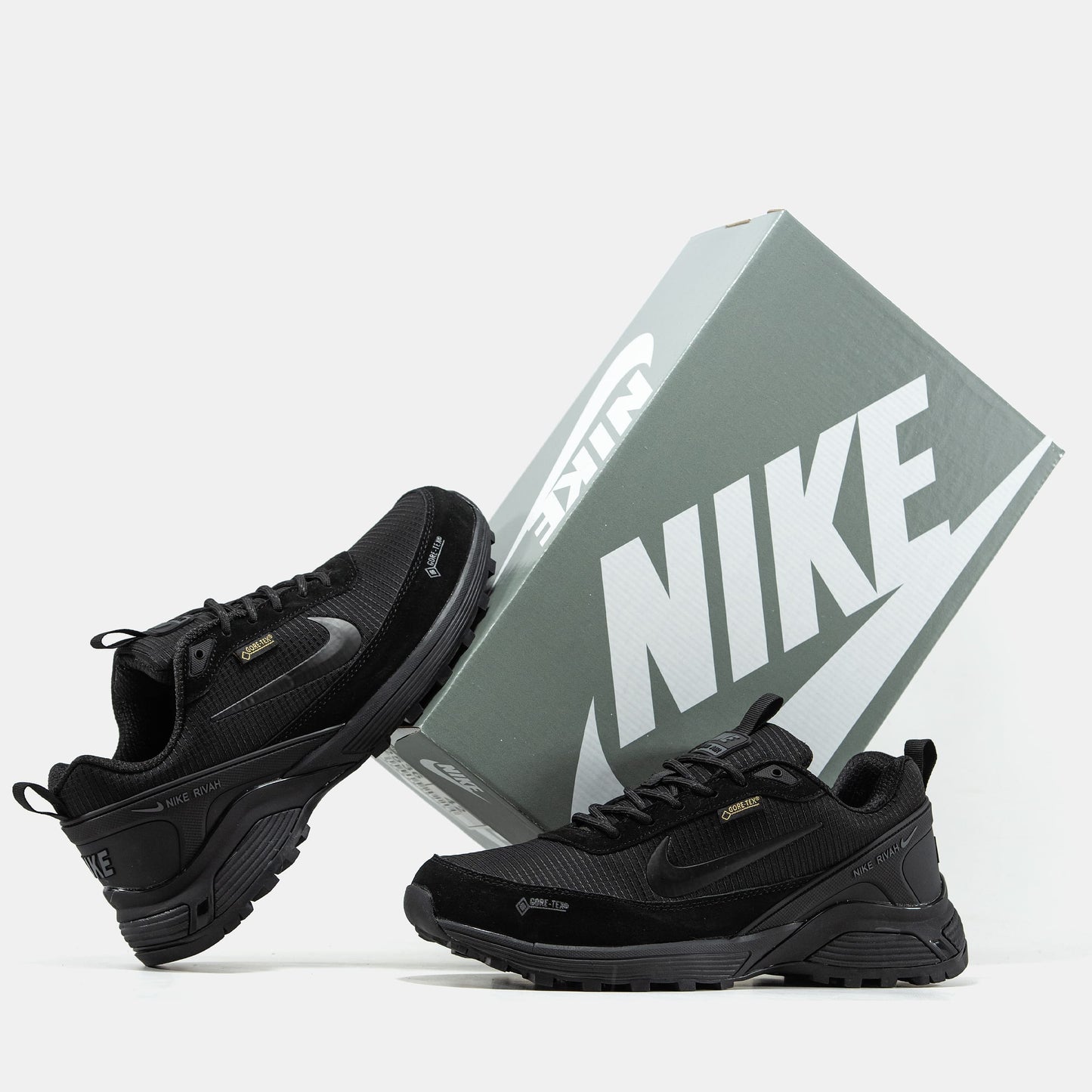 Nike Rivah Gore-Tex All Black Хутро
