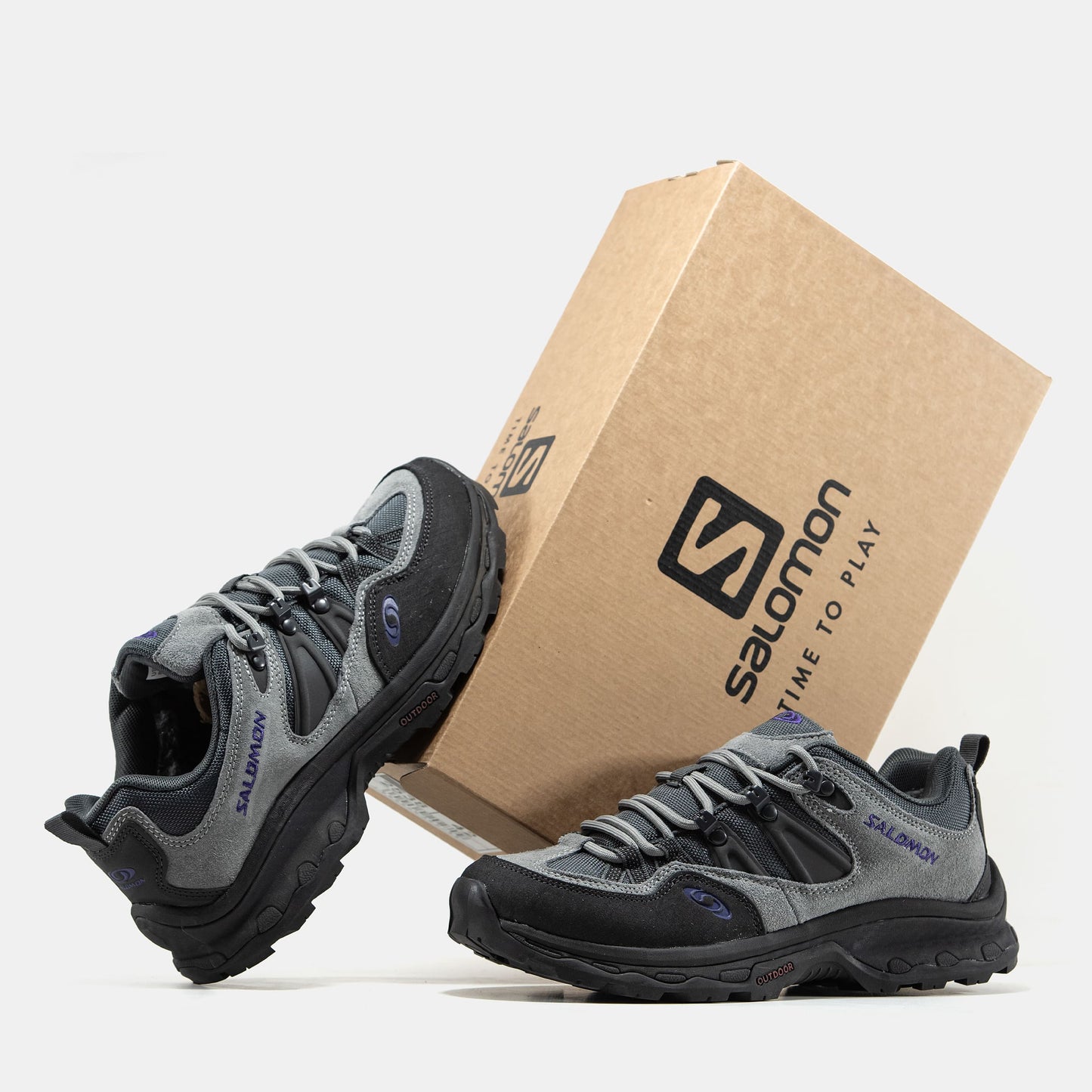 Salomon XT-Quest 2 Grey Black Хутро