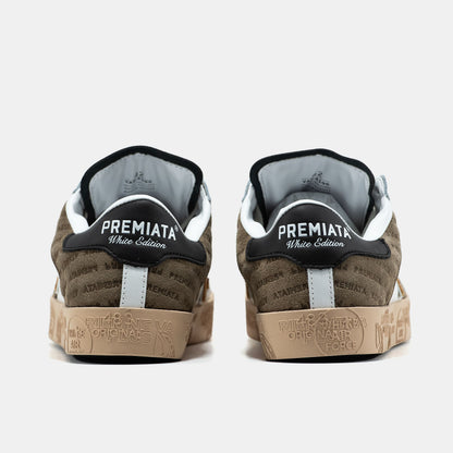 Premiata Steven White Brown